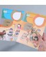 Set 10 tờ decal trong suốt bọc sách vở kích thước 43x30cm